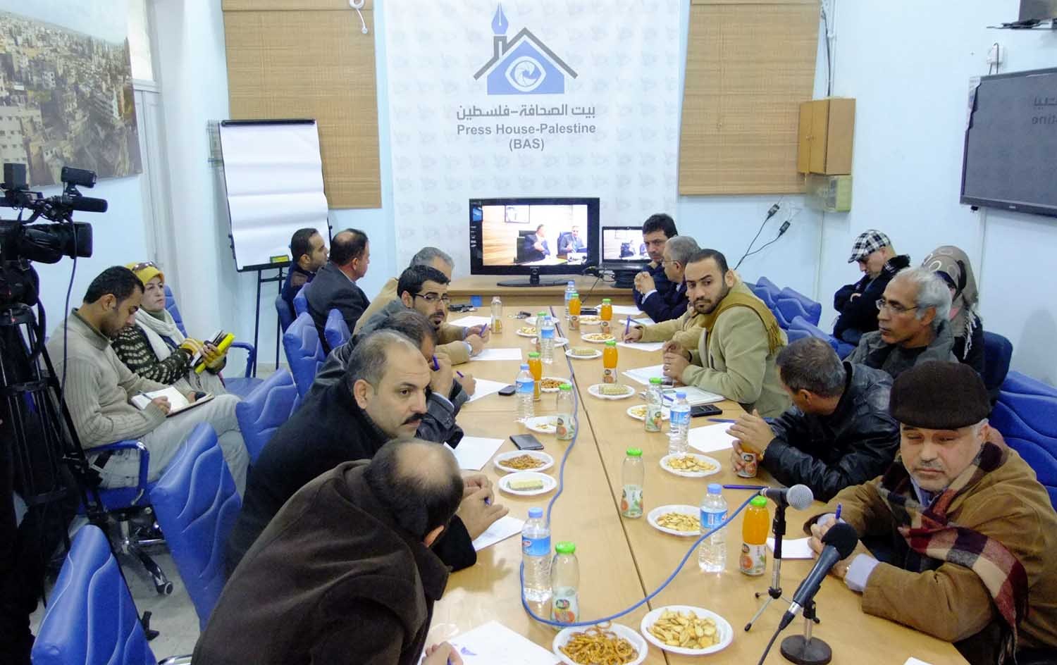بيت الصحافة تنظم لقاءا مهما حول أزمة الكهرباء في قطاع غزة