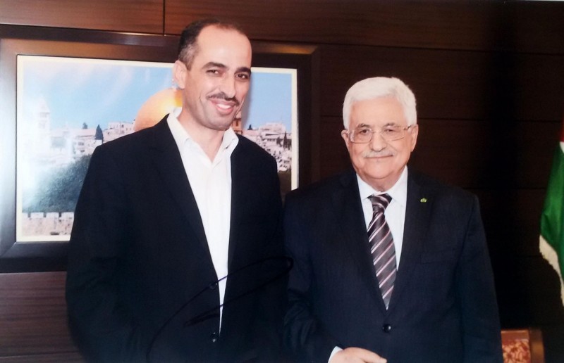 رئيس مجلس إدارة بيت الصحافة يلتقي الرئيس عباس برام الله	