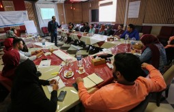 بيت الصحافة يختتم دورة تدريبية حول ' توظيف وسائل الإعلام في مناصرة القضية الفلسطينية'