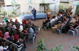 لقاء تعريفي لطلبة غزة المقبولين في منحة وزارة التعليم العالي التركية ببيت الصحافة