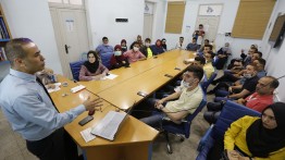 بيت الصحافة ينظم ورشة عمل بالشراكة مع وزارة الصحة الفلسطينية بغزة