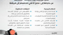 إعلان وظيفة : منتج/ة فني