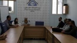 بيت الصحافة يستقبل وفد من الإعلام الحكومي غزة