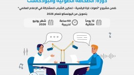 إعلان استقطاب مدرب في الصحافة الصوتية والبودكاست