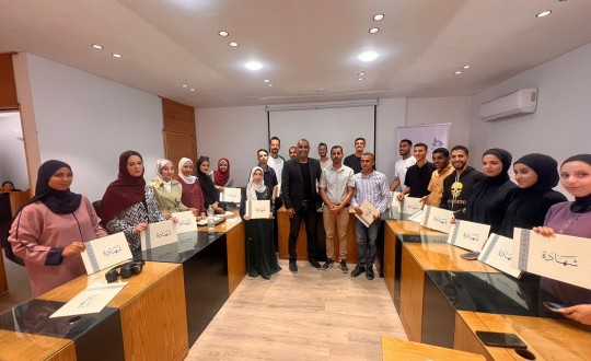 بيت الصحافة يختتم دورة "الصحافة الصوتية والبودكاست"