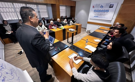 بيت الصحافة وسوبر نوفا يفتتحان برنامج " صوت غزة"