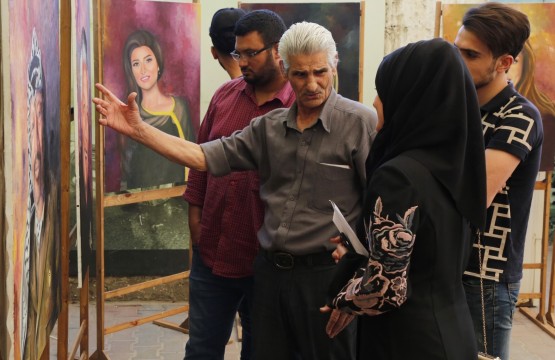 بيت الصحافة يستضيف معرض أنامل السلام للفنانة علا الشريف