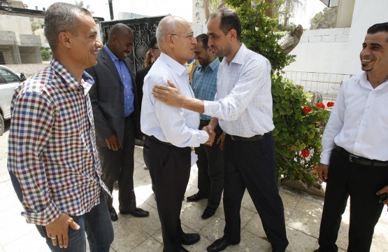 بيت الصحافة - فلسطين يسقبل عضو اللجنة المركزية لحركة (فتح) نبيل شعث