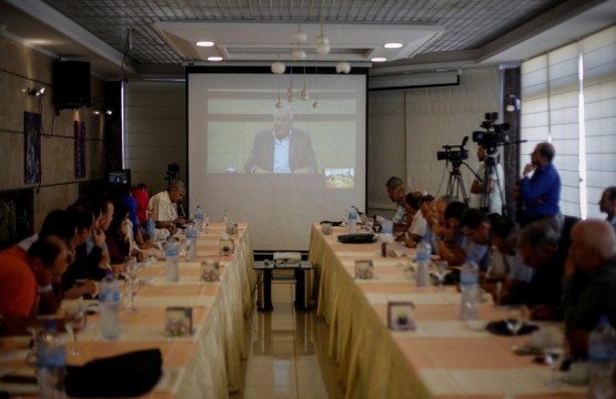 بيت الصحافة ينظم لقاء واجه الصحافة مع نائب رئيس حركة فتح محمود العالول