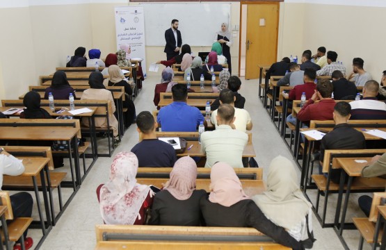 بيت الصحافة يختتم ورش عمل حول تعزيز الخطاب الشبابي الإعلامي المستقل في الجامعات الفلسطينية بقطاع غزة