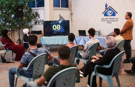 ورشة عمل حول (صناعة المحتوى) في بيت الصحافة