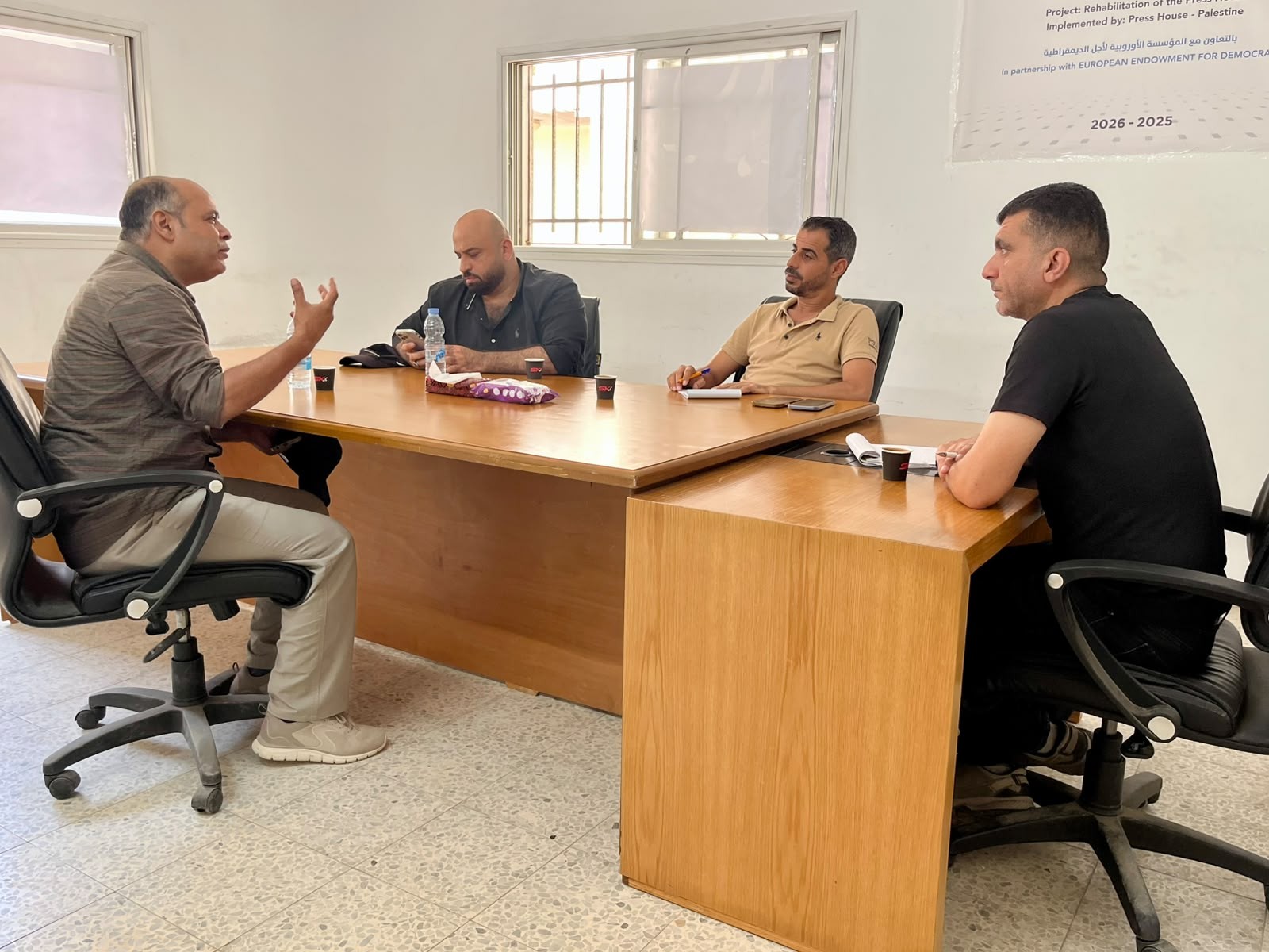 بيت الصحافة وجامعة الأقصى تبحثان سبل التعاون المشترك