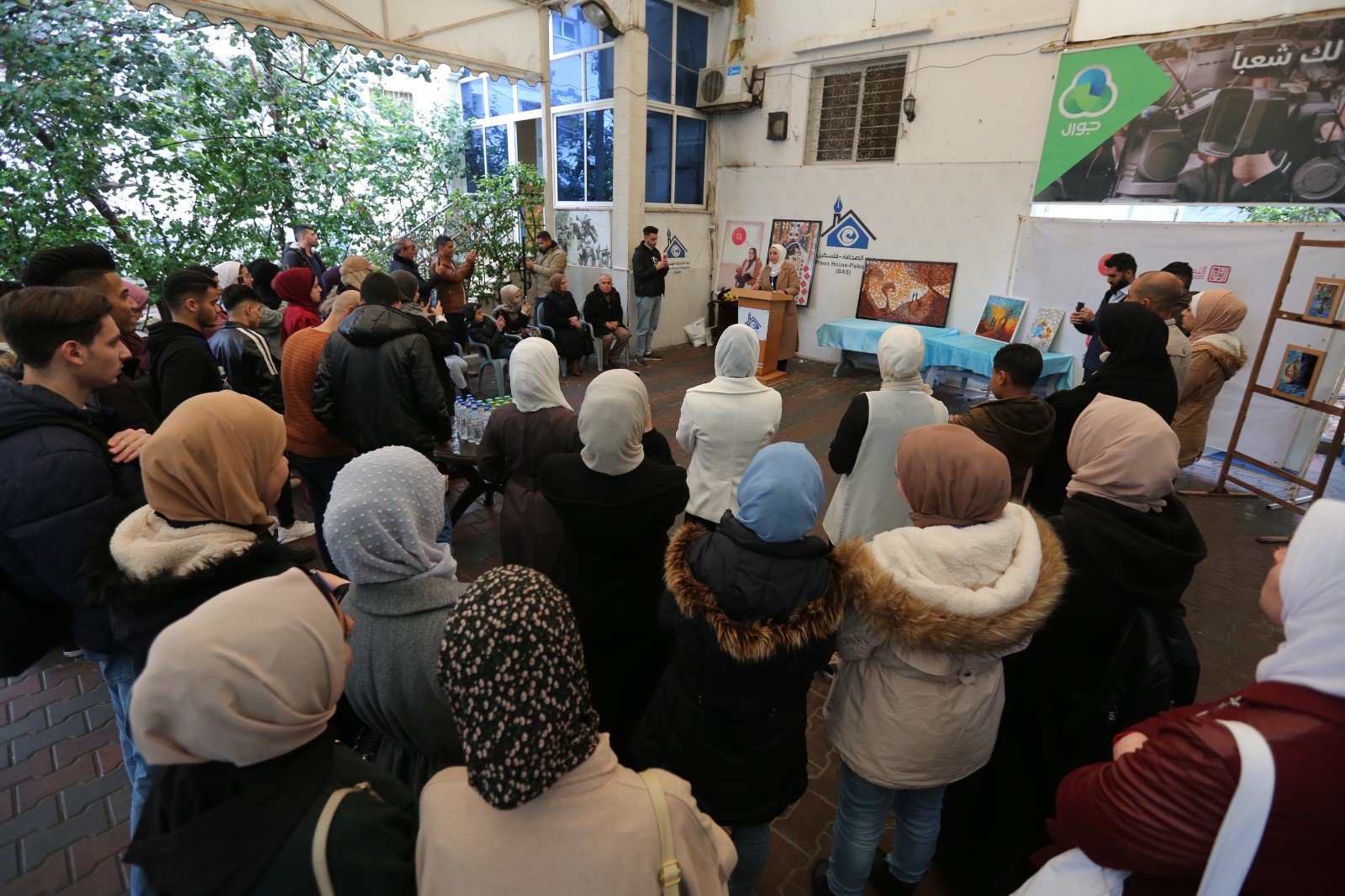 بيت الصحافة يستضيف معرض "قطعة" لفن الفسيفساء