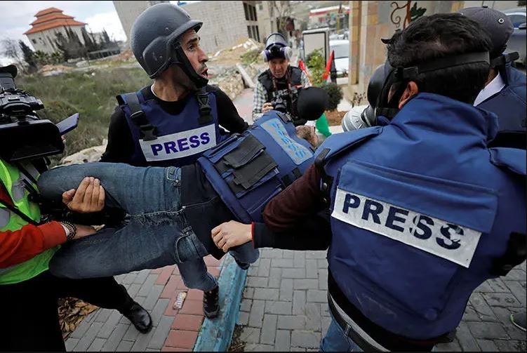 انتهاكات الحريات الإعلامية في فلسطين خلال أكتوبر 2022
