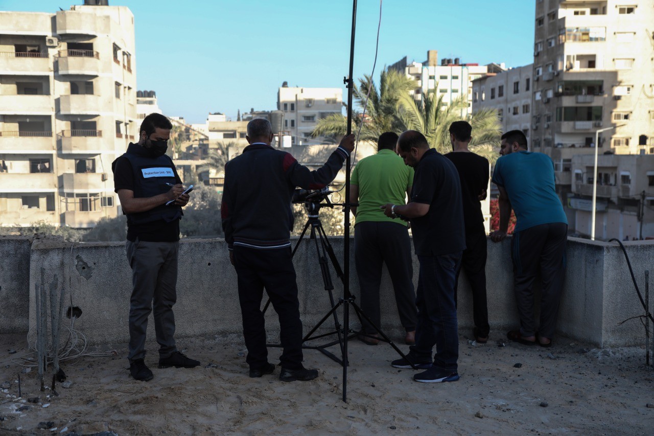 وحدة الحماية القانونية للصحفيين تستمر في عملها خلال العدوان على غزة