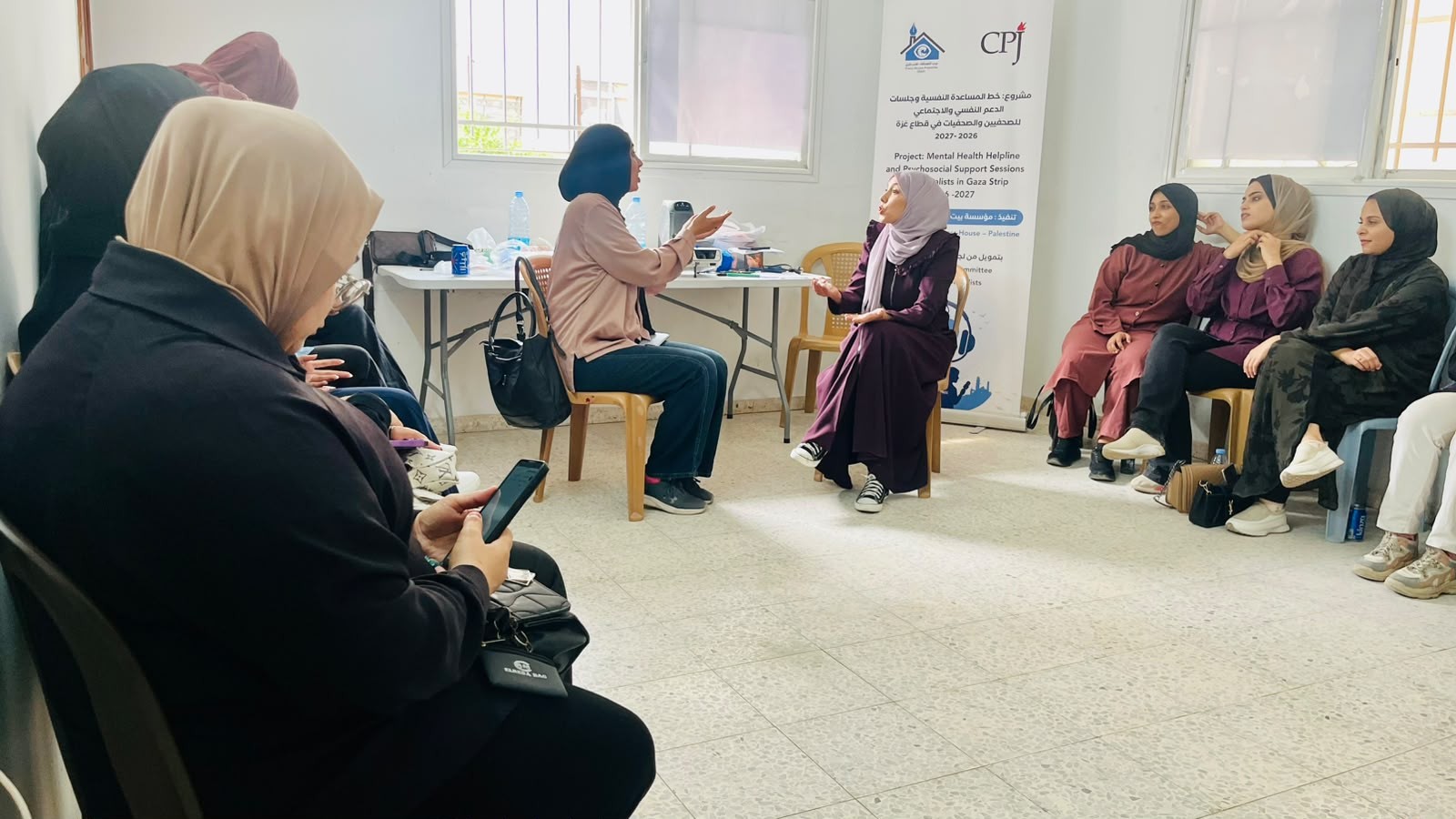 بيت الصحافة يختتم جلسات دعم نفسي واجتماعي لـ 15 صحفية