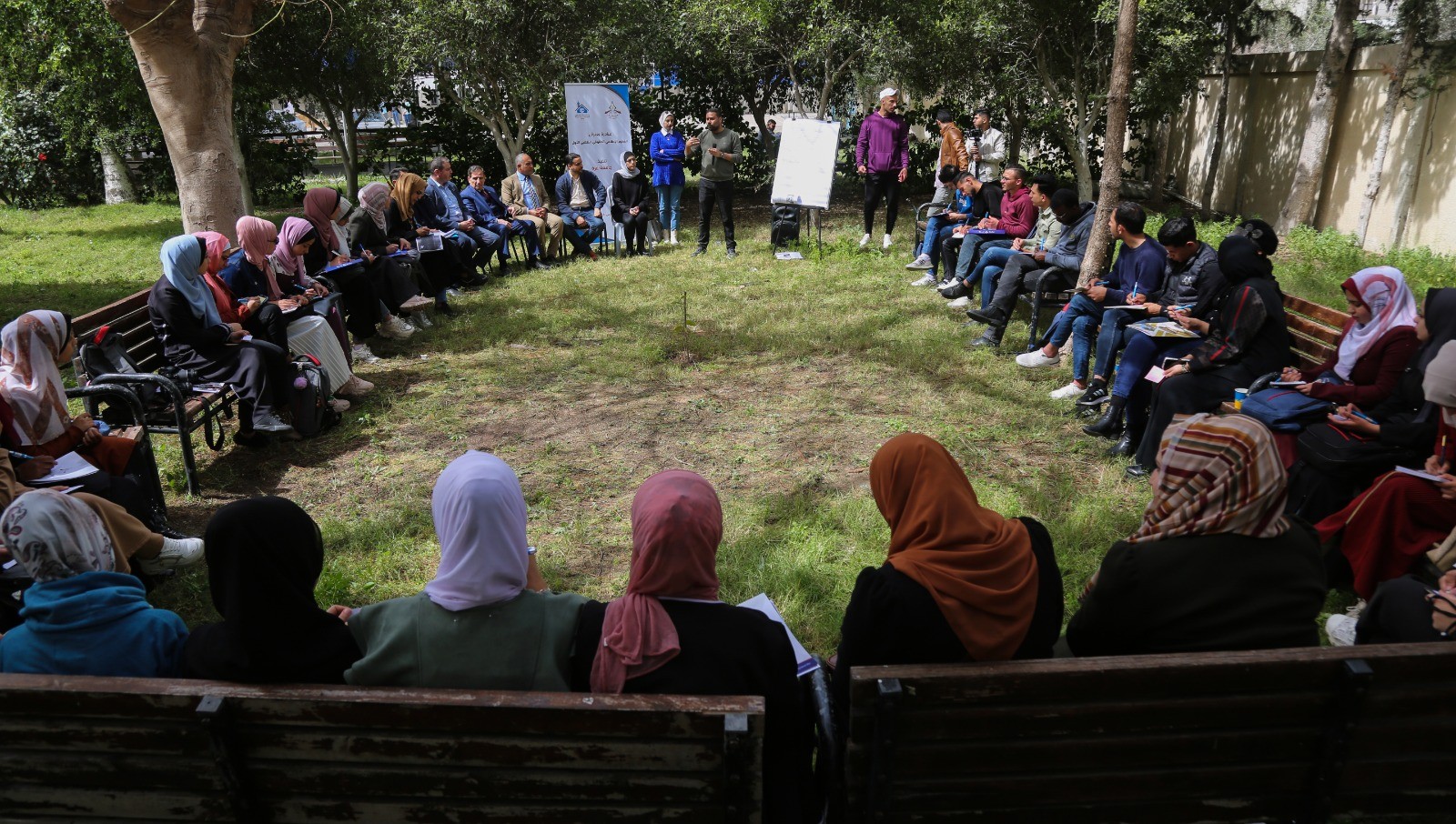جامعة غزة تنفذ مبادرة "المخيم الإعلامي الحقوقي الطلابي الأول" برعاية بيت الصحافة